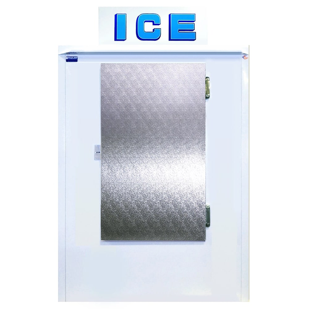 Polar Temp 420CW 48" Outdoor Ice Merchandiser w/ (50) 20 lb Bag Capacity - Solid Door, 115v