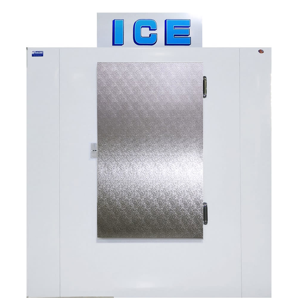 Polar Temp 630AD 62" Outdoor Ice Merchandiser w/ (64) 20 lb Bag Capacity - Solid Door, 115v