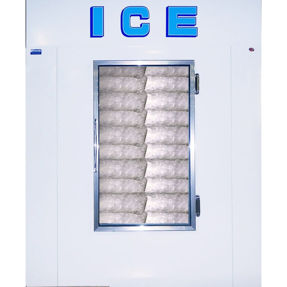 Polar Temp 630CWG 62" Indoor Ice Merchandiser w/ (78) 20 lb Bag Capacity - Glass Door, 115v