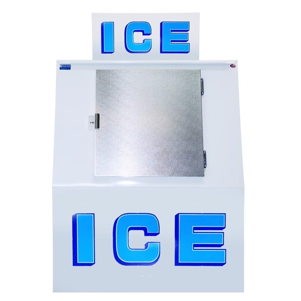 Polar Temp 380AD 48" Outdoor Slanted Ice Merchandiser w/ (41) 20 lb Bag Capacity - Solid Door, 115v