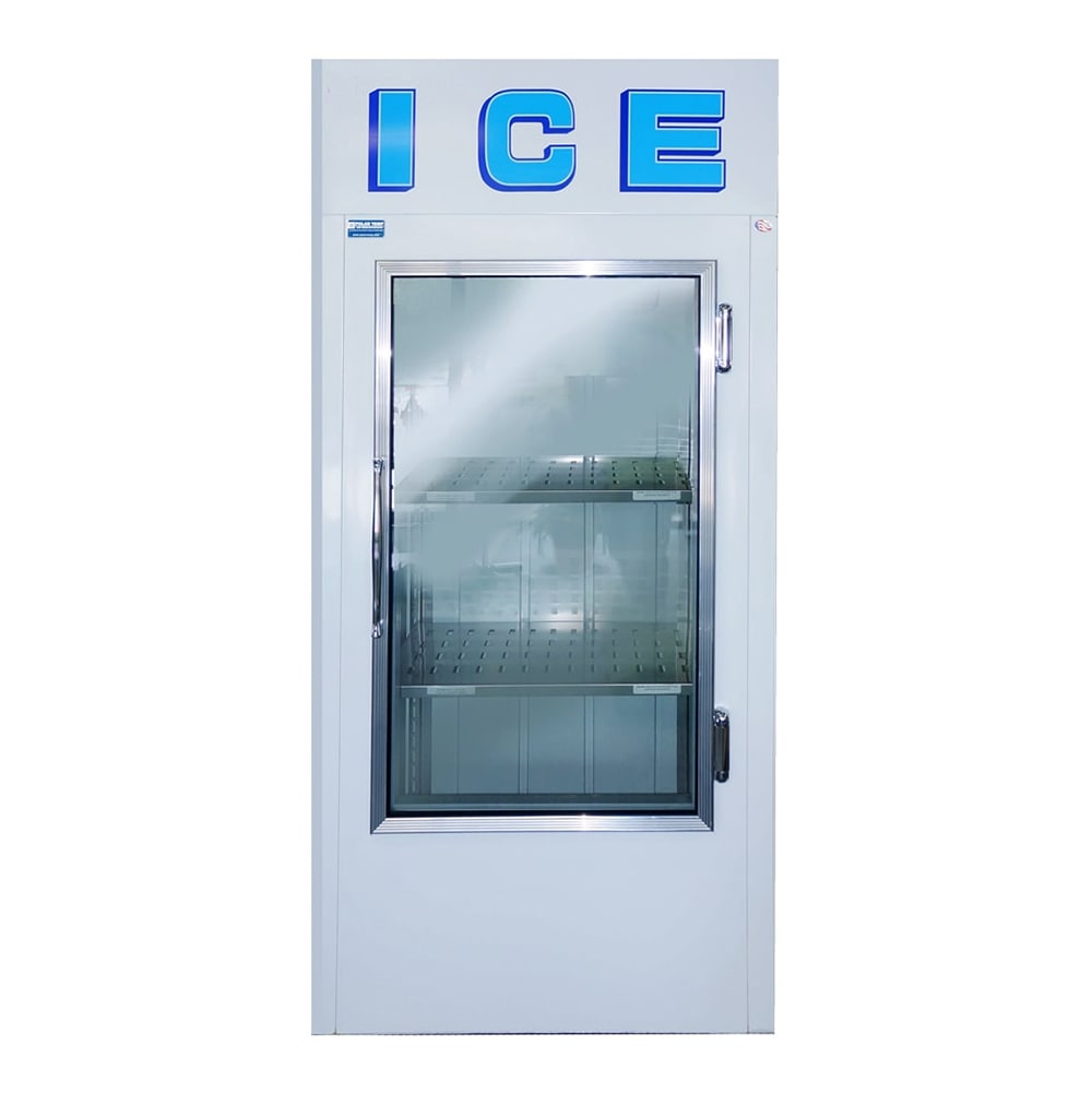 Polar Temp 300CWG 36" Indoor Ice Merchandiser w/ (35) 20 lb Bag Capacity - Glass Door, 115v