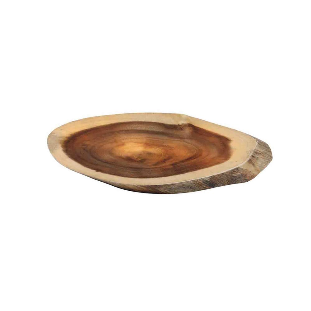 229-11300 Oval Serving Board - 16" x 8", Acacia Wood