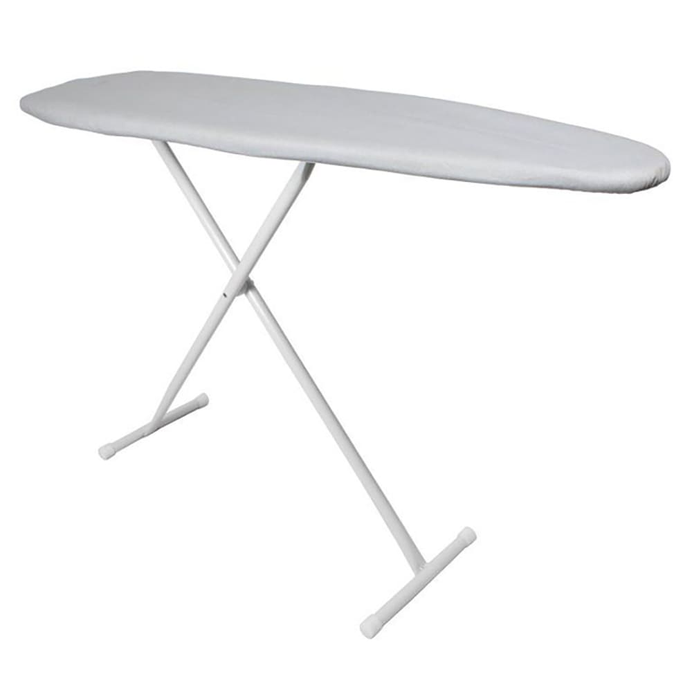 607-PV0210XD Full Size Ironing Board w/ Silver Cotton Cover - 54"L x 14"W x 36"H,...