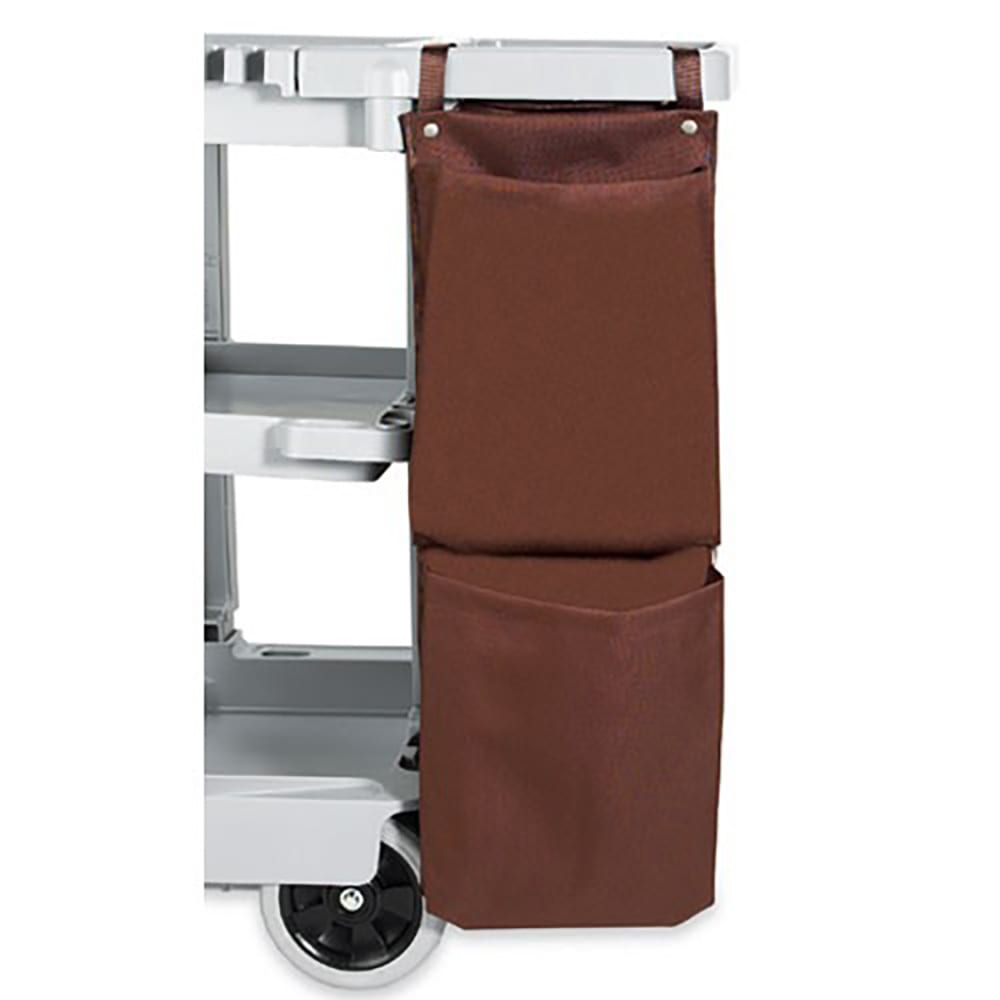 607-CB2BR Deluxe Caddy Bag w/ 2 Pockets - Polyester, Brown