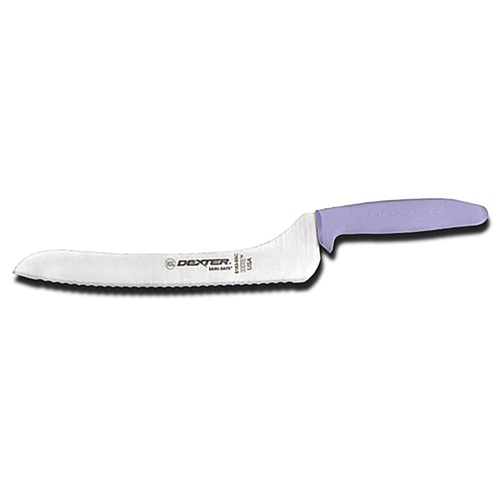 Dexter Russell S163-9SCP-PCP SANI-SAFE® 9" Sandwich Knife w/ Purple Handle, High-Carbon Steel