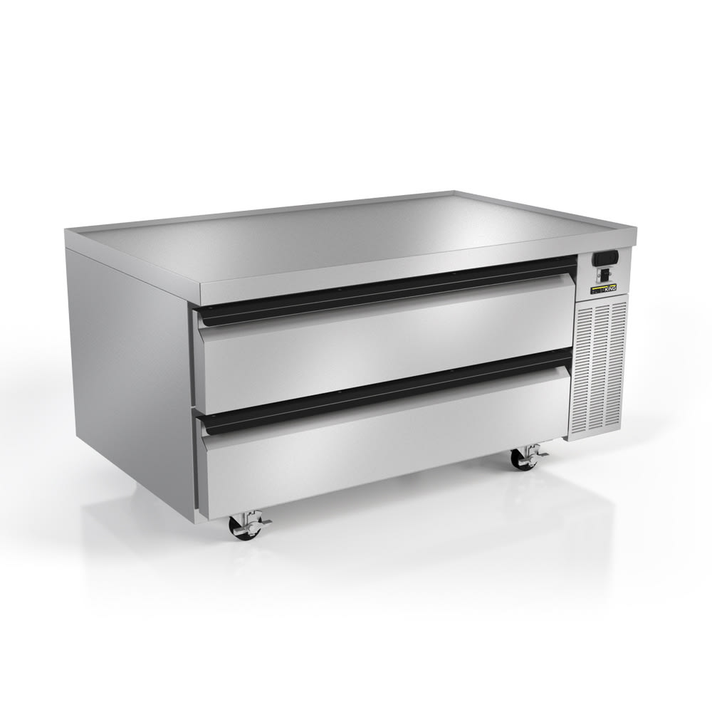 086-SKFCB50HEDUS1 50 1/4" Chef Base Freezer w/ (2) Drawers - 115v