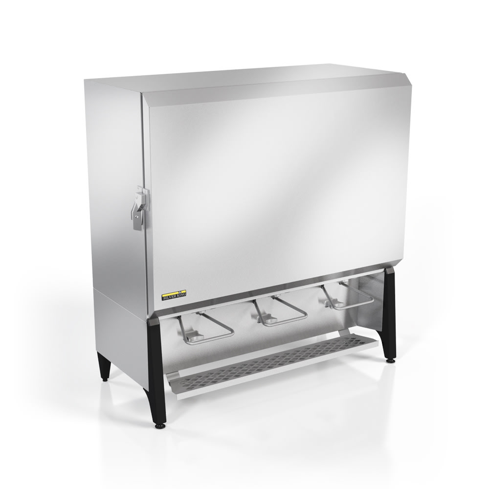 086-SKMAJ3ESUS4 18 gal Refrigerated Milk Dispenser w/ (3) Valves - Stainless, 115v