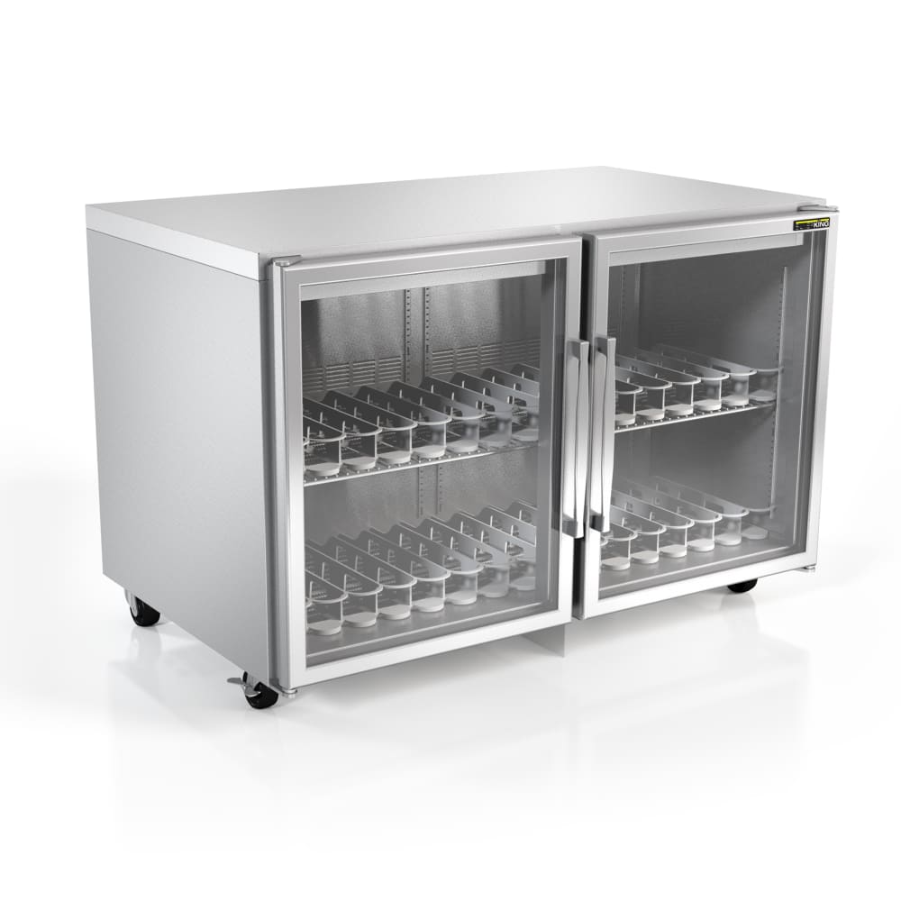 Silver King SKR48A EGUS1 48 W Undercounter Refrigerator w 2 Sections 2 Doors 115v
