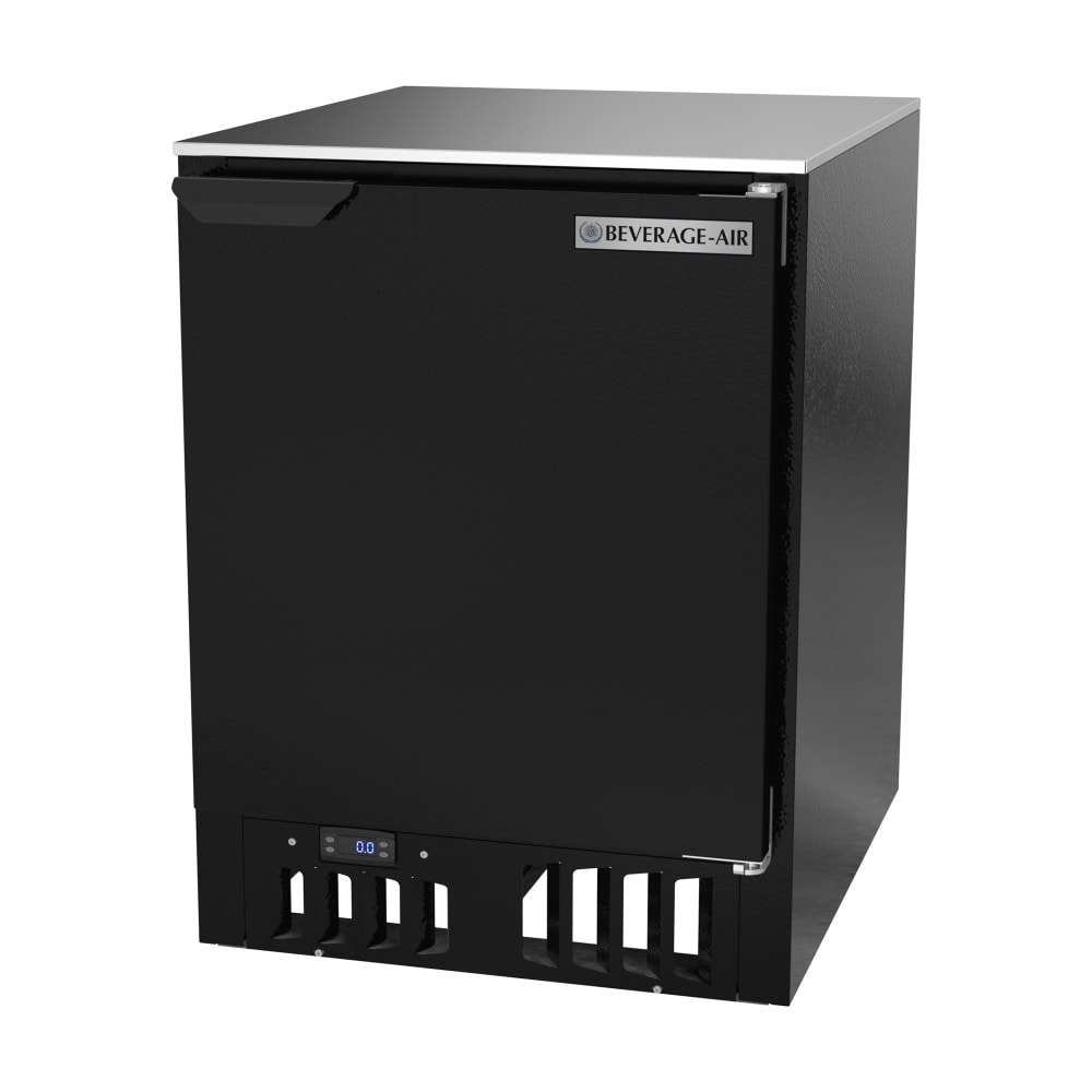 Beverage Air FLG24HC1B 1 Section Glass Chiller Black, 115v