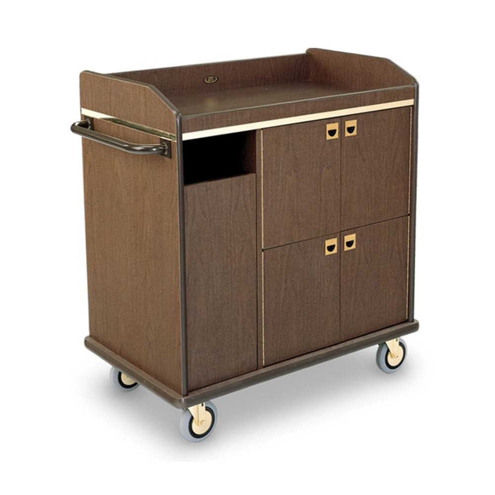 650-4757 Bussing Station w/ (4) Compartments & (1) Trash Compartment - Laminate