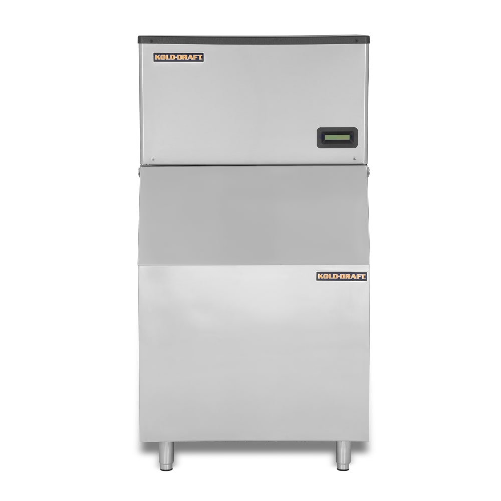 657-GTX361LCKDB400 358 lb Full Cube Ice Machine w/ Bin - 400 lb Storage, Water Cooled, 115v