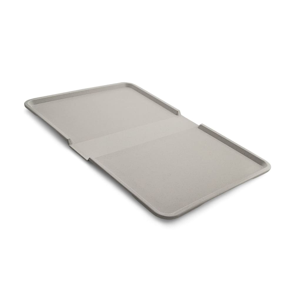 171-DXSC1531006 Rectangular Dietary Tray - For Patient Feeding, 12" x 21", Gray