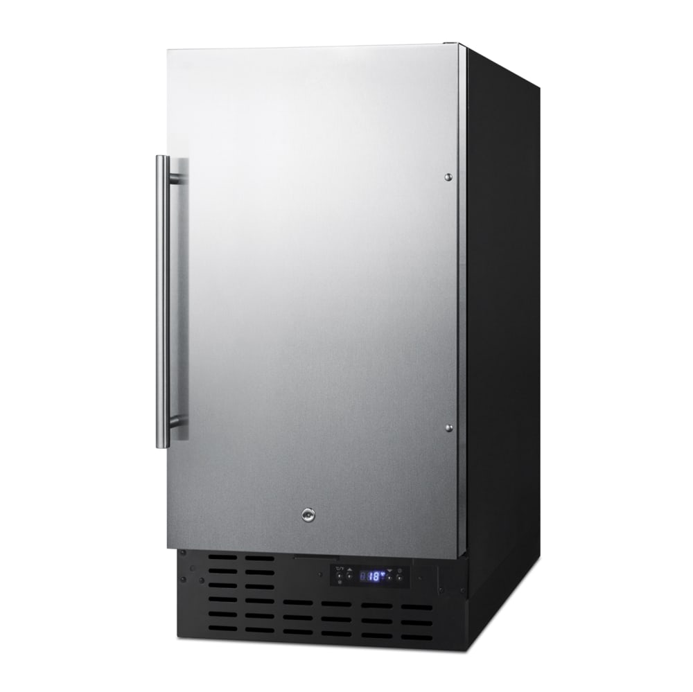 Summit SCFF1842SS 18 Undercounter Freezer w 1 Solid Door Stainless Steel 115v