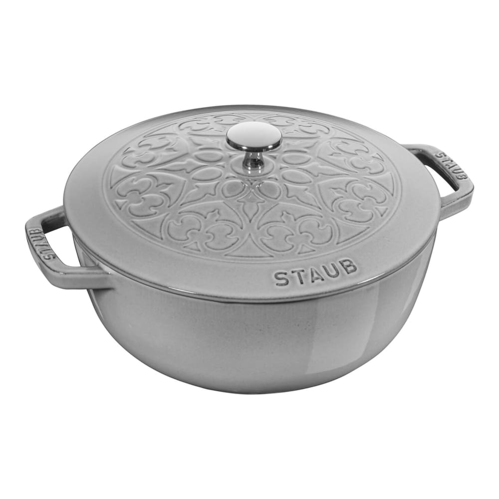 103-11212418 3 3/4 qt Enameled Cast Iron Cocotte w/ Domed Lid, Graphite Gray