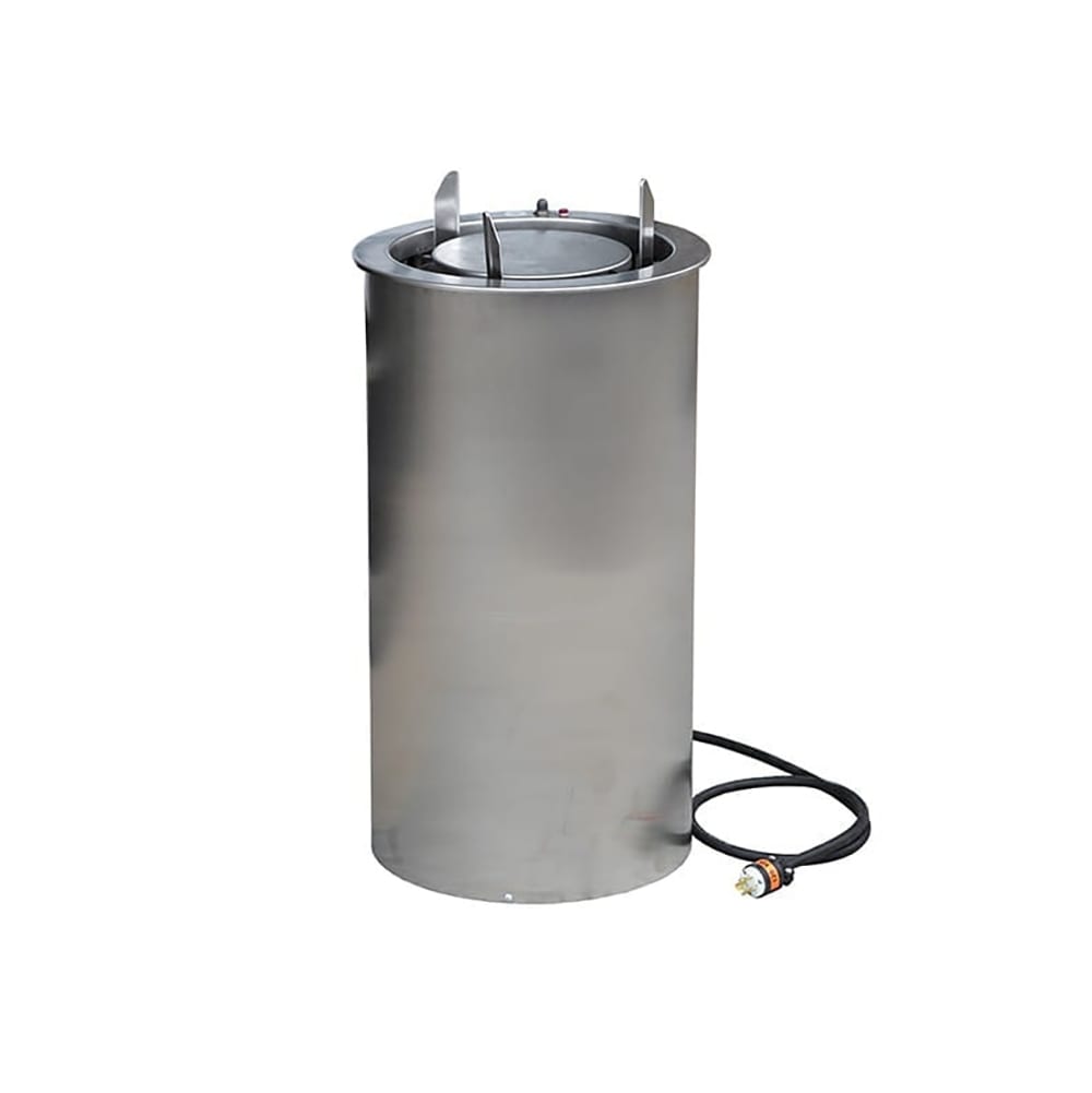 121-91425 11 1/2" Heated Drop In Dish Dispenser - ADA, Stainless, 120v