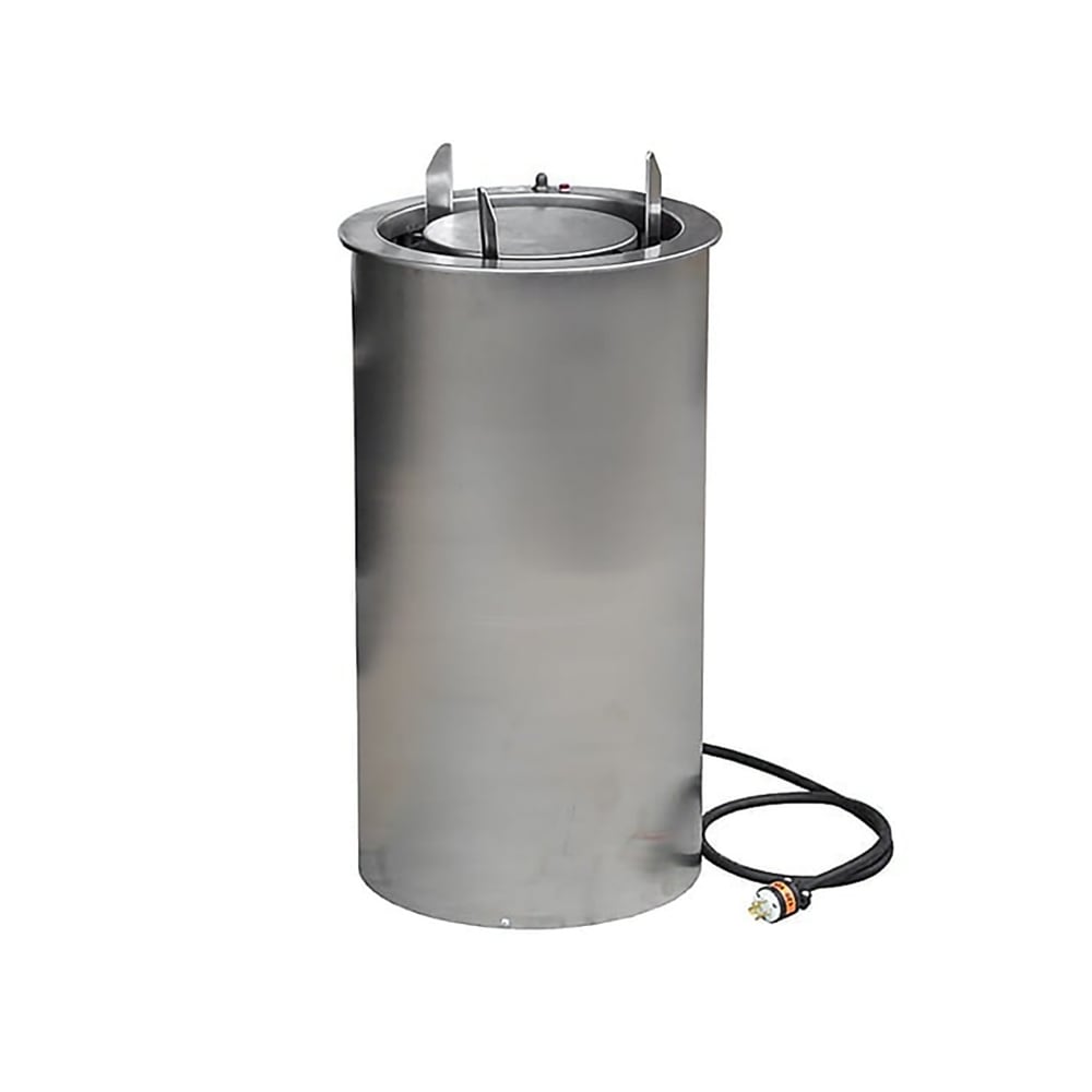 121-914220 11 1/2" Heated Drop In Dish Dispenser - Stainless, 220v/1ph