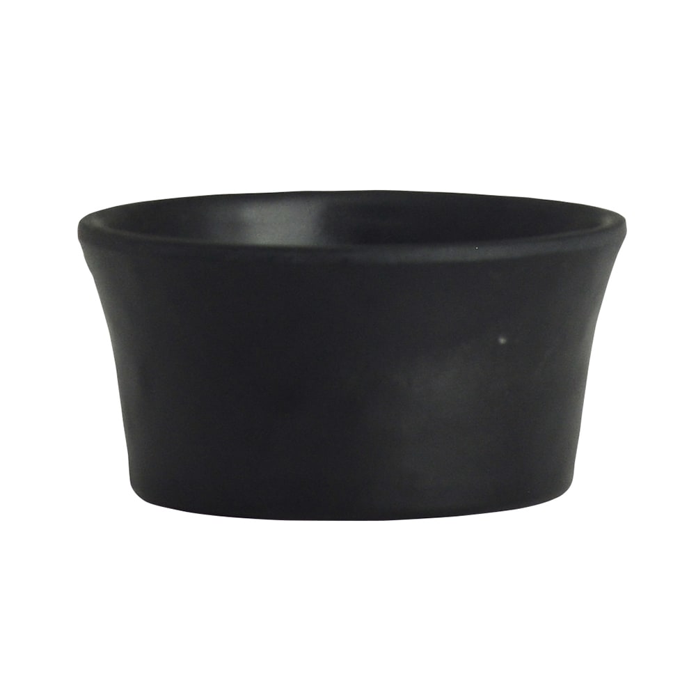 706-7181TM512 1 1/2 oz Melamine Dish, Black
