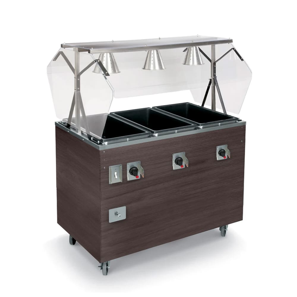 175-T39935 46" Hot Food Table w/ (3) Wells & Enclosed Base, 120v