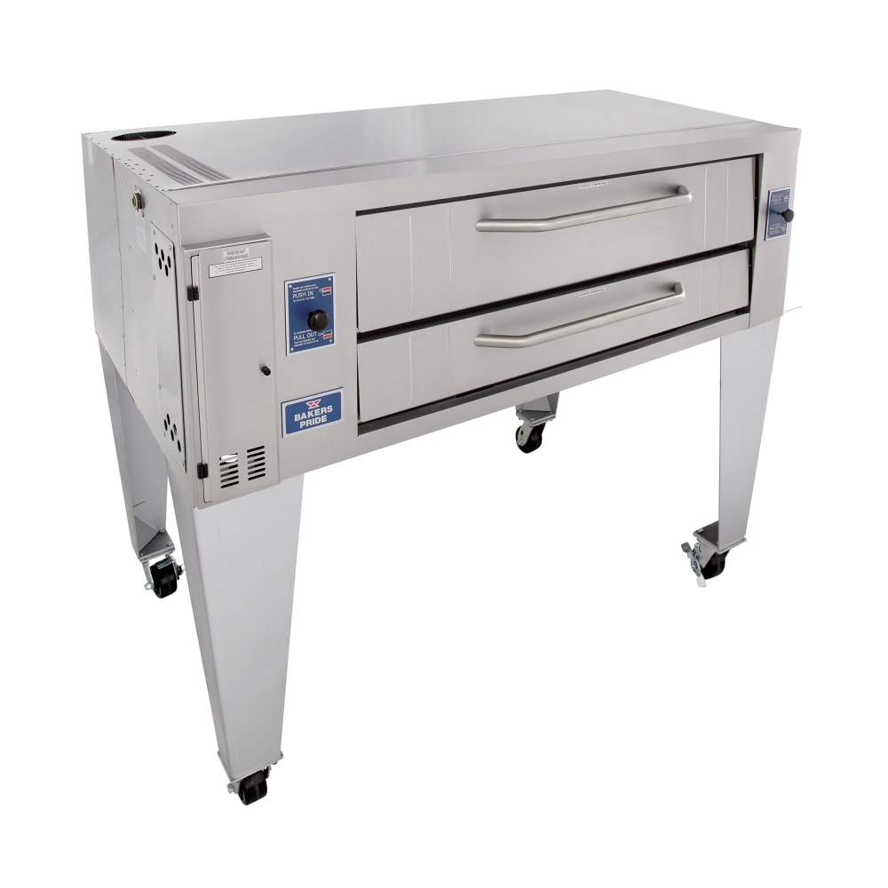 455-Y600BL Super Deck Floor Model Single Pizza Deck Oven - Natural Gas