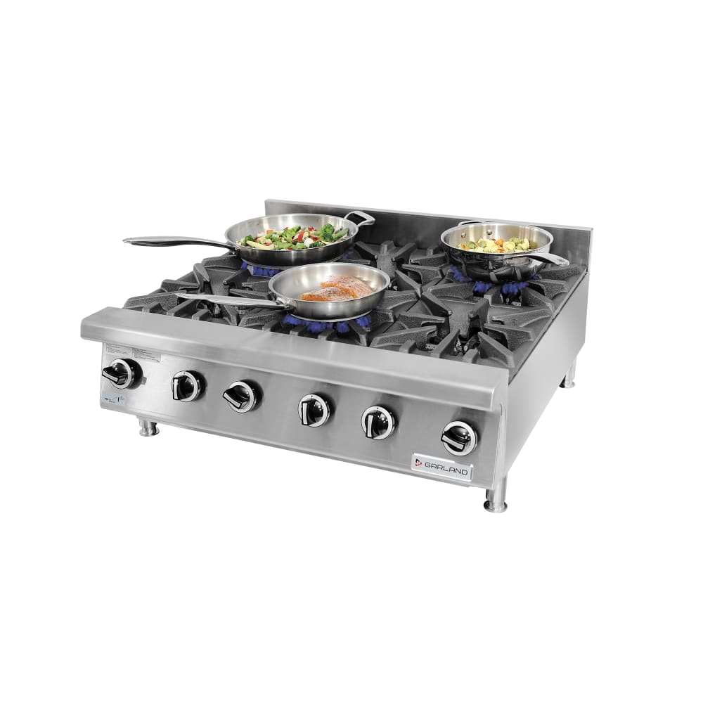 451-UTOG122LP 12" Gas Hotplate w/ (2) Burners & Manual Controls, Liquid Propane 