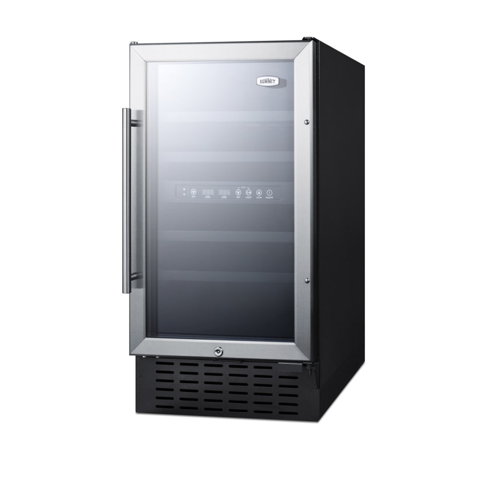 162-SWC182ZADA 17 3/4" One Section Wine Cooler w/ (2) Zones - 28 Bottle Capacity, 115v