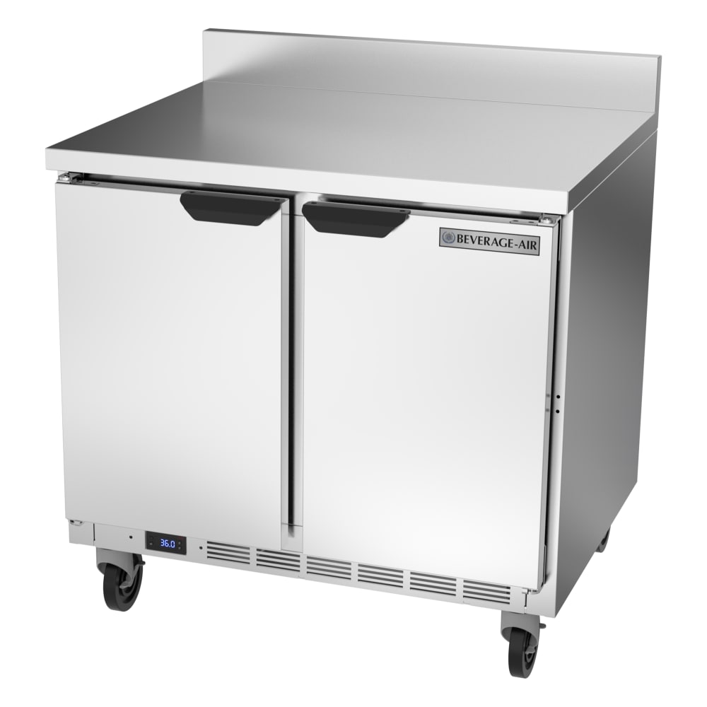 118-WTR36AHCFIP 36" Worktop Refrigerator w/ 2 Doors, 115v