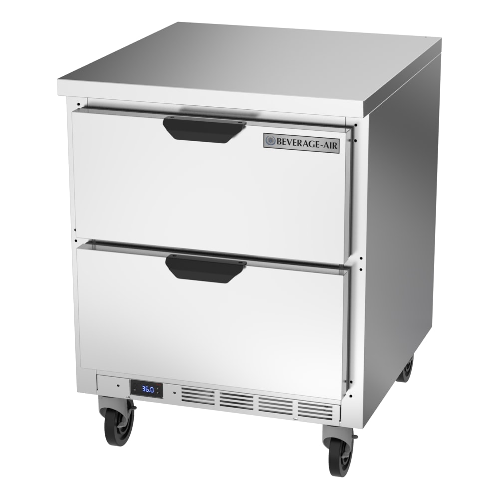 118-WTRD27AHC2FLT 27" Worktop Refrigerator w/ (1) Section, 115v