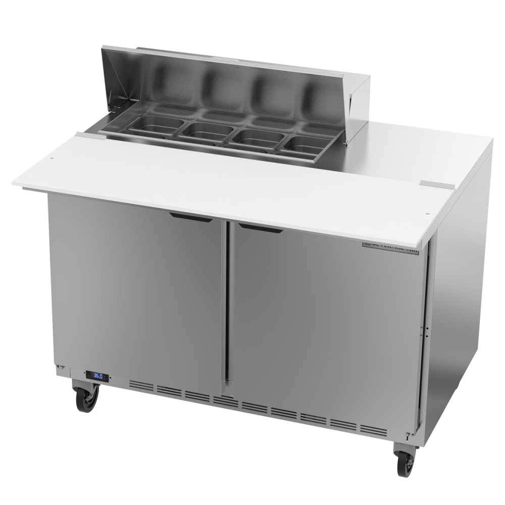 118-SPE48HC08C 48" Hydrocarbon Series Sandwich/Salad Prep Table w/ Refrigerated Base, 115v