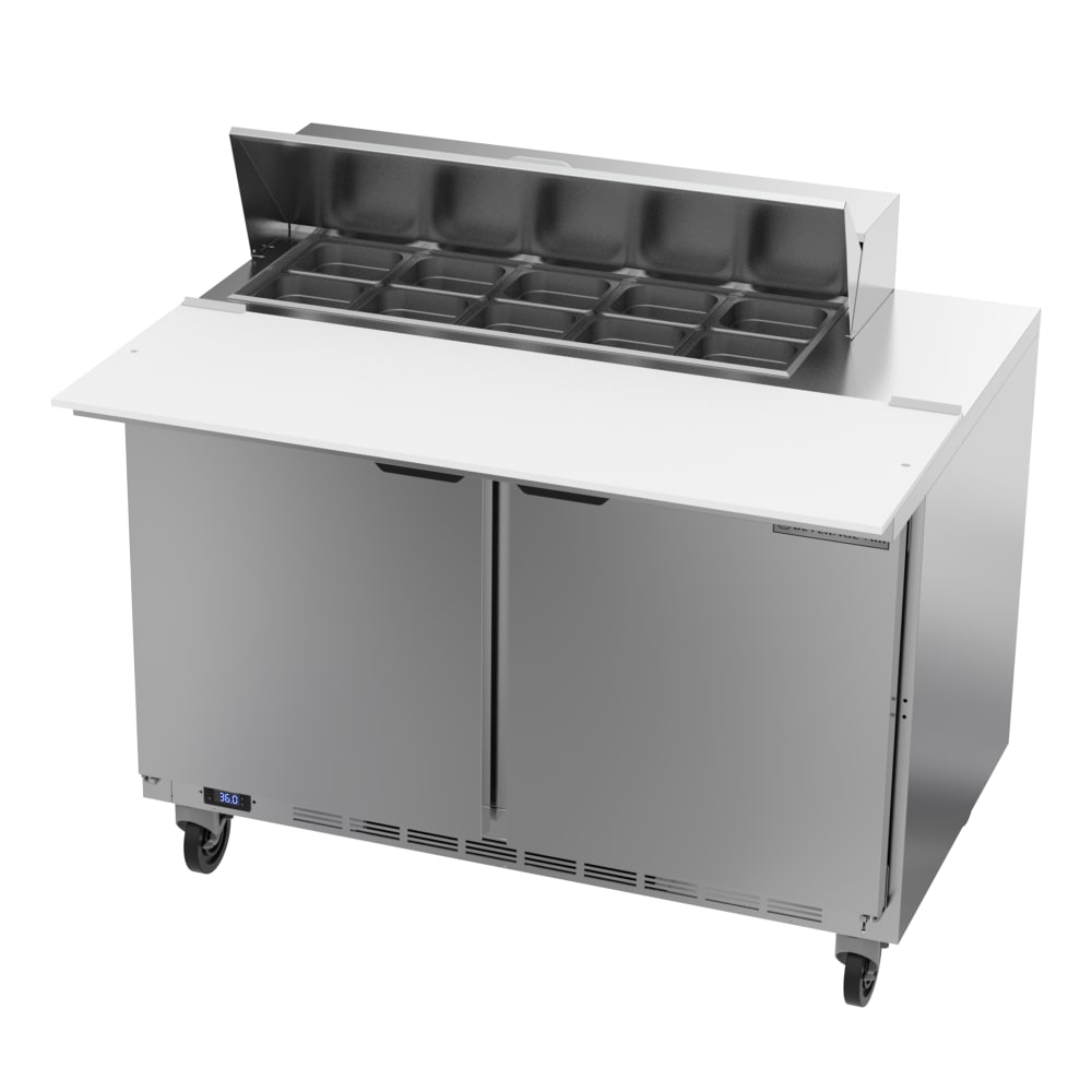 118-SPE48HC10C 48" Hydrocarbon Series Sandwich/Salad Prep Table w/ Refrigerated Base, 115v
