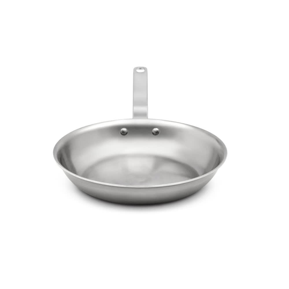 Vollrath 691110 10 Tribute Stainless Steel Frying Pan w/ Solid Metal Handle - Induction Ready, Induction Ready