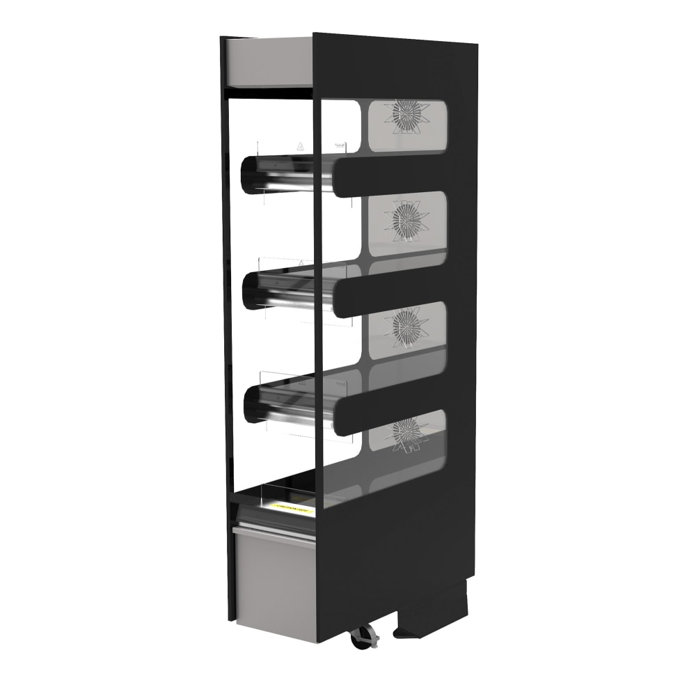 Flexeserve 4T-400 14" Self Service Floor Model Heated Display Case - (4) Shelves, 208v