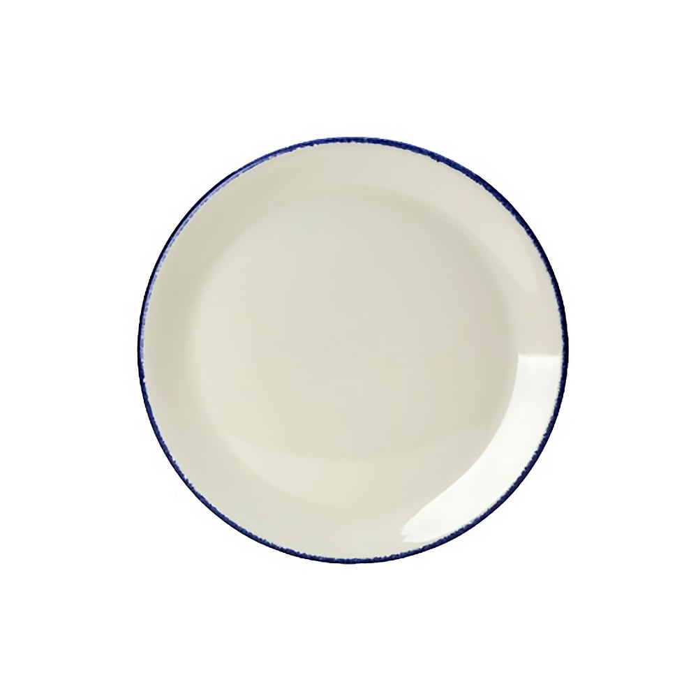 706-17100567 8" Round Plate - China, Blue Dapple
