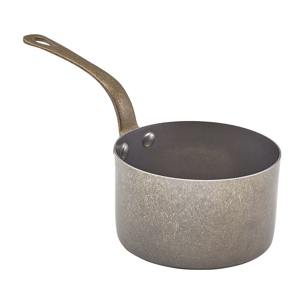 706-GWSMS9V 11 3/4 oz Mini Sauce Pan - Stainless Steel, Vintage Finish
