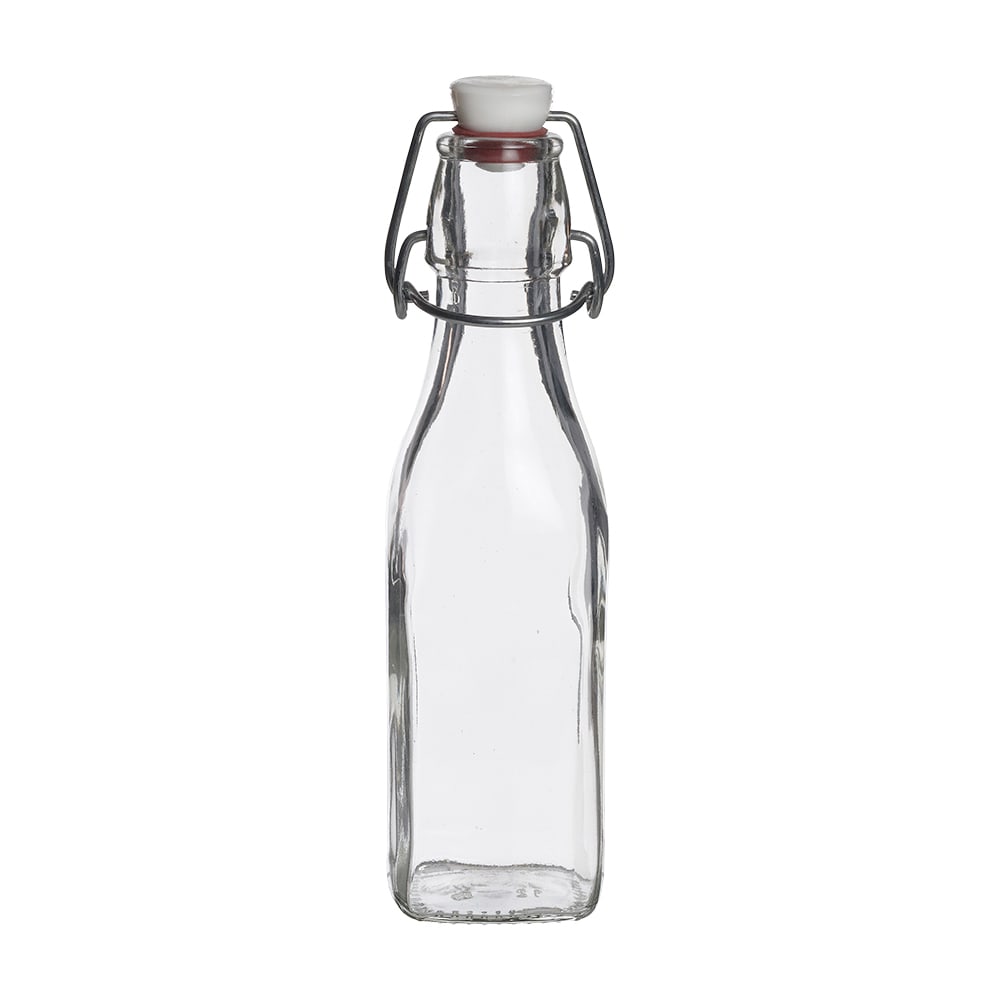 Steelite 4953Q514 8 1/2 oz Swing Top Bottle Glass, Clear