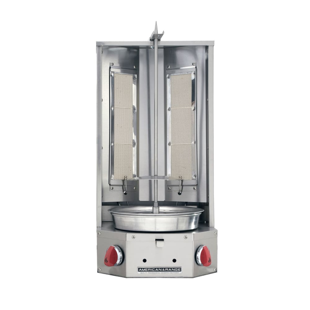 386-AVB2ENG Gas Gyro Machine w/ 30 lb Capacity - (1) Burner, Stainless Steel, Natural Gas