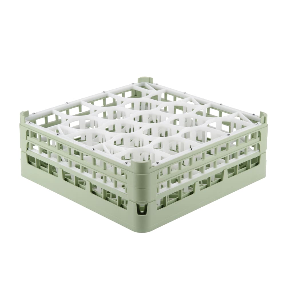 175-527031 Signature Lemon Drop™ Glass Rack w/ (20) Compartments - Green