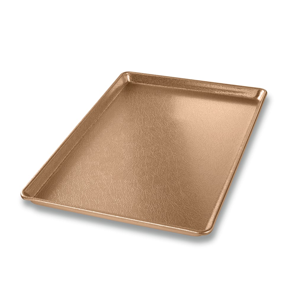 225-40930 Display Pan, 11 9/10" x 17 9/10" x 4/5", Copper Finish, 16 ga Anodized A...