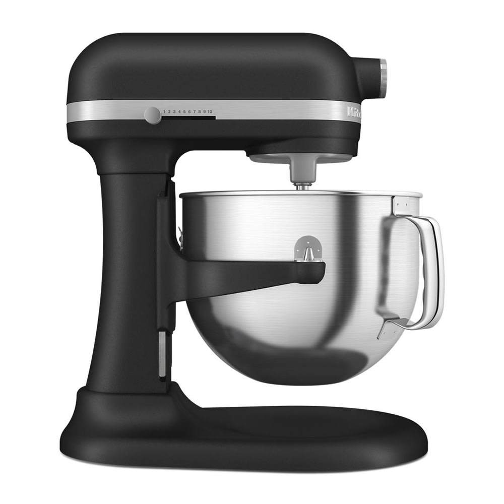 449-KSM70SKXXBK 11 Speed Stand Mixer w/ 7 qt Stainless Steel Bowl & Accessories - Cast Iron B...