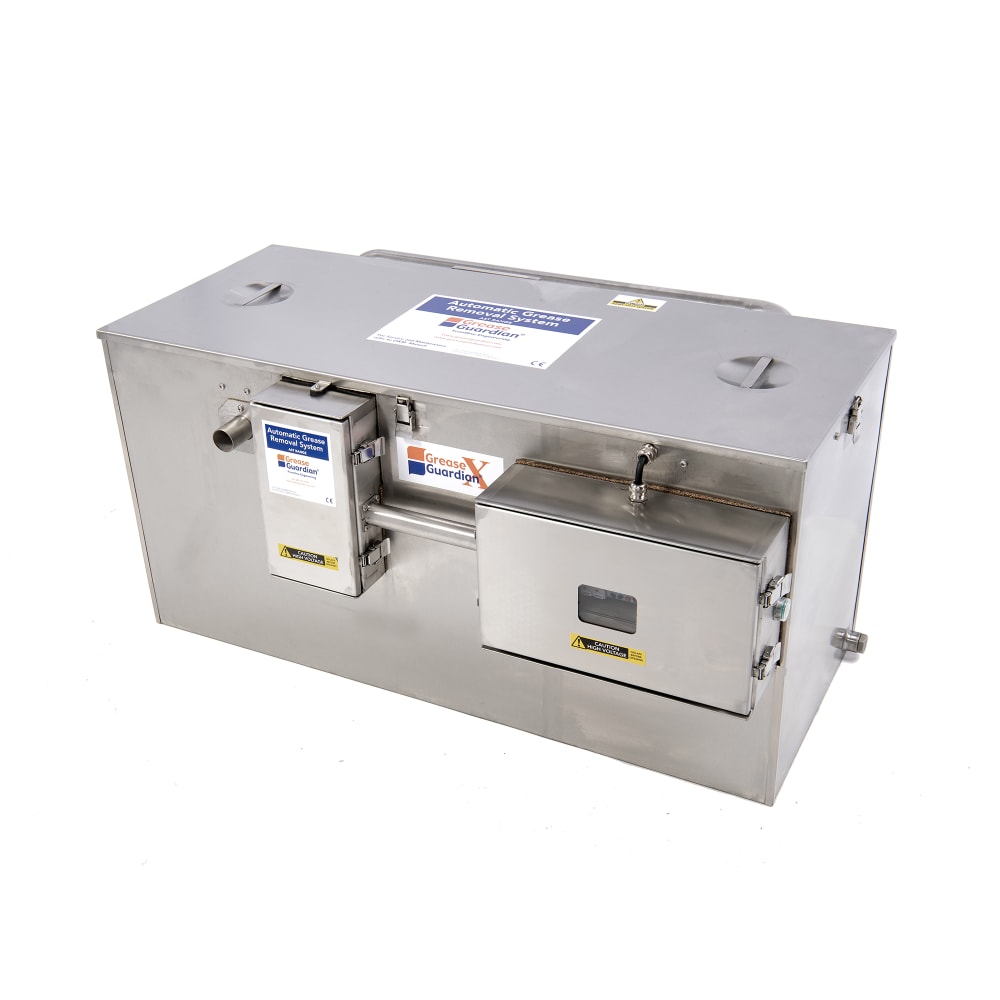 205-GGX75AST110V Automatic Grease Trap w/ 75 GPM Capacity, Stainless Steel, Size #150