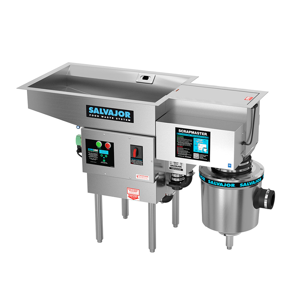 471-500PSM2303 Pot/Pan ScrapMaster, Scrapping, Pre-Flushing & Disposer, 5 HP, 230/3 V