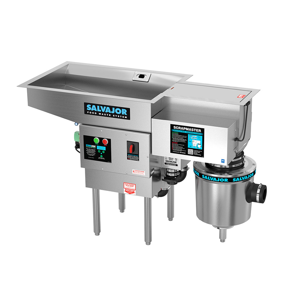 471-500PSM2083 Pot/Pan ScrapMaster, Scrapping, Pre-Flushing & Disposer, 5 HP, 208/3 V