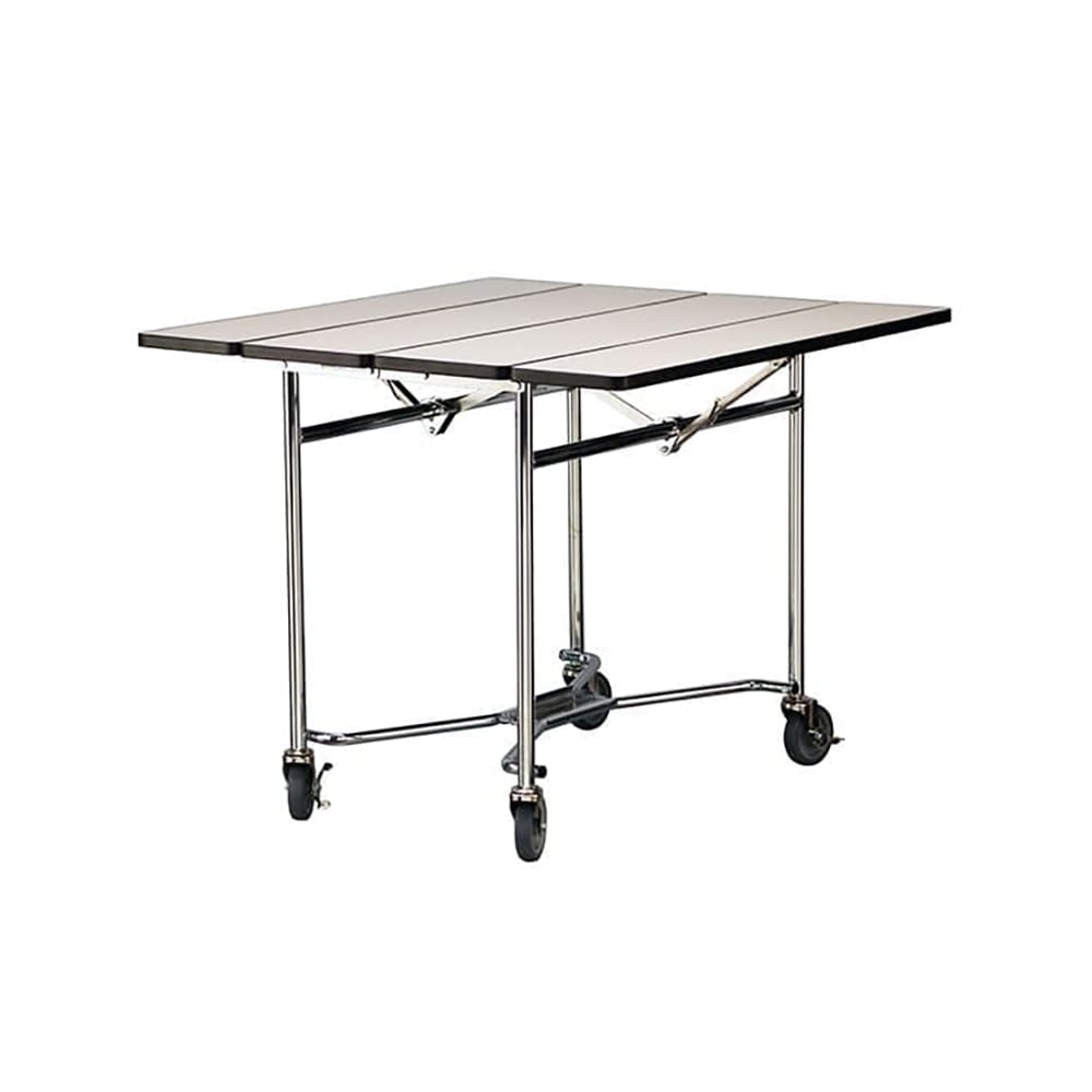 121-416ROYBL 36" Square Table Room Service Cart, Royal Blue