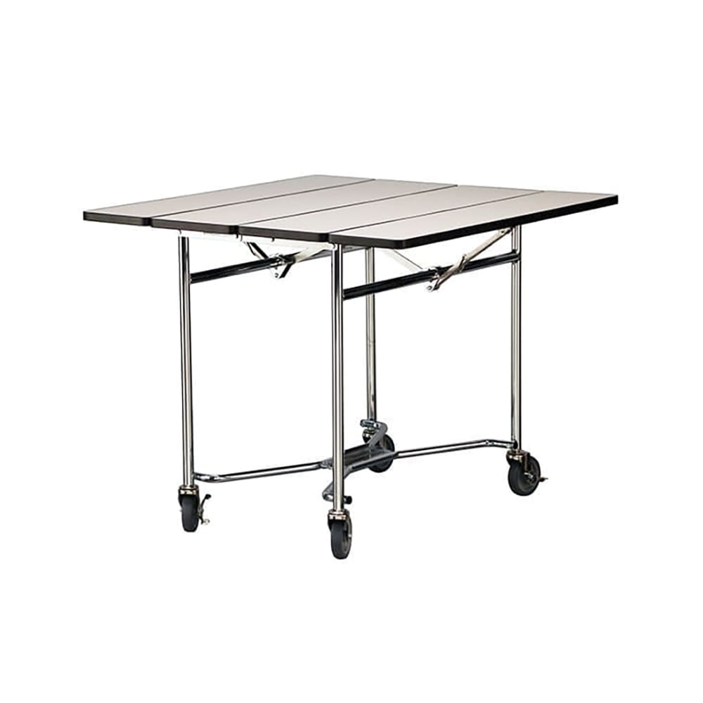 121-416HRMAP 36" Square Table Room Service Cart, Hard Rock Maple