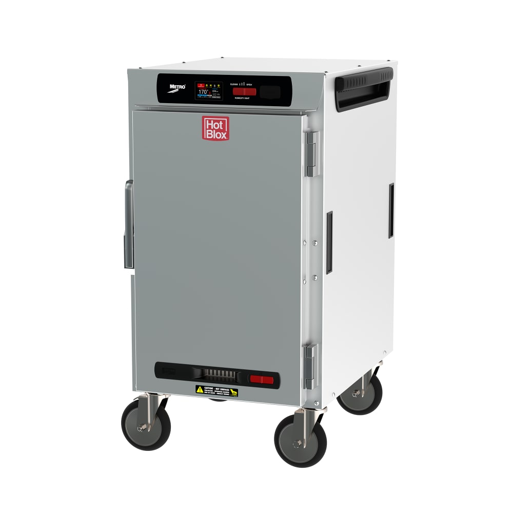 Metro HBCN8-DS-M 1/2 Height Insulated Mobile Heated Cabinet w/ (8) Pan Capacity, 120v