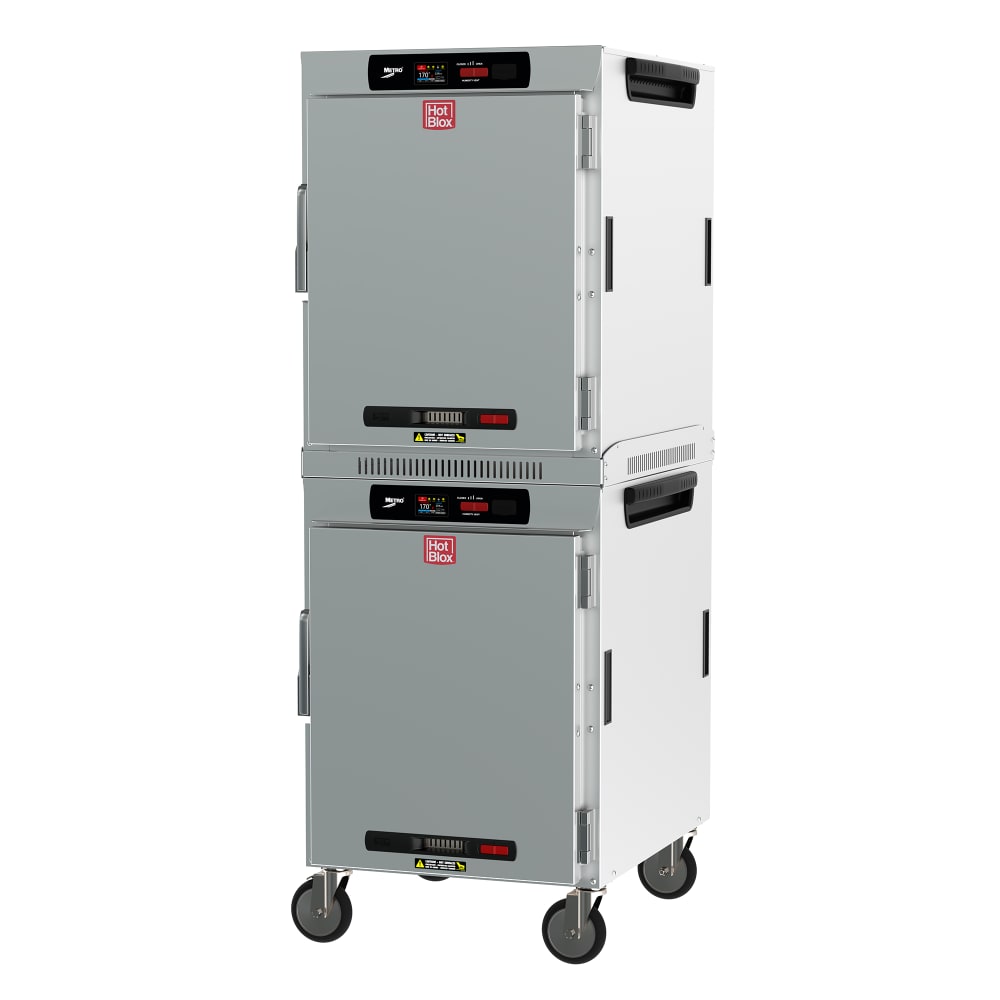 Metro HBCW16-DS-M 1/2 Height Insulated Mobile Heated Cabinet w/ (16) Pan Capacity, 120v