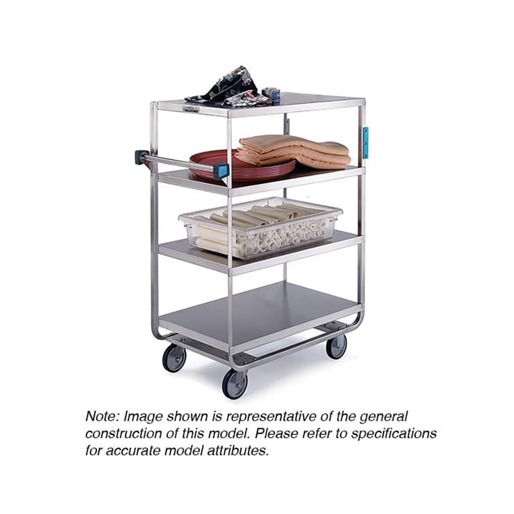 121-548 Queen Mary Cart - 6 Levels, 700 lb. Capacity, Stainless, Raised Edges