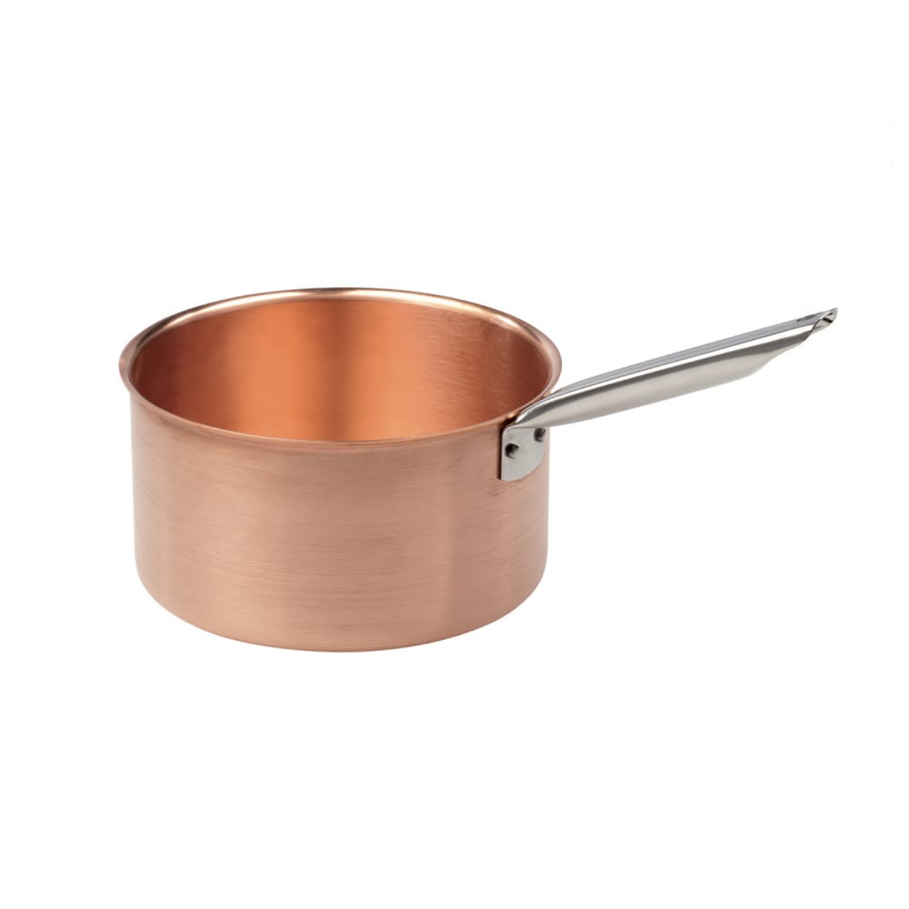 Matfer Bourgeat 305016 1 3/4 qt Sugar Pan w/ Stainless Steel Handle, Copper