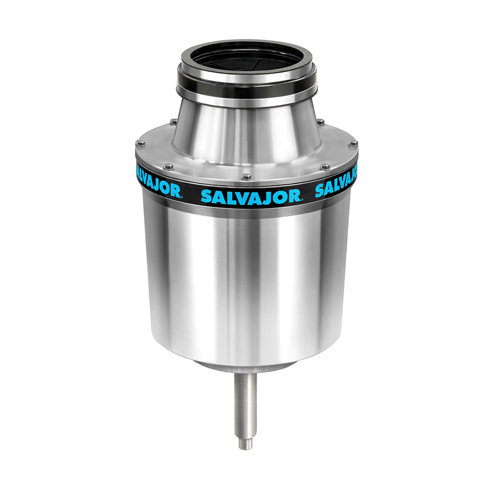 Salvajor 300-SA-MSS Disposer Package, Sink/Trough Mount, 3 HP, 208v/3ph