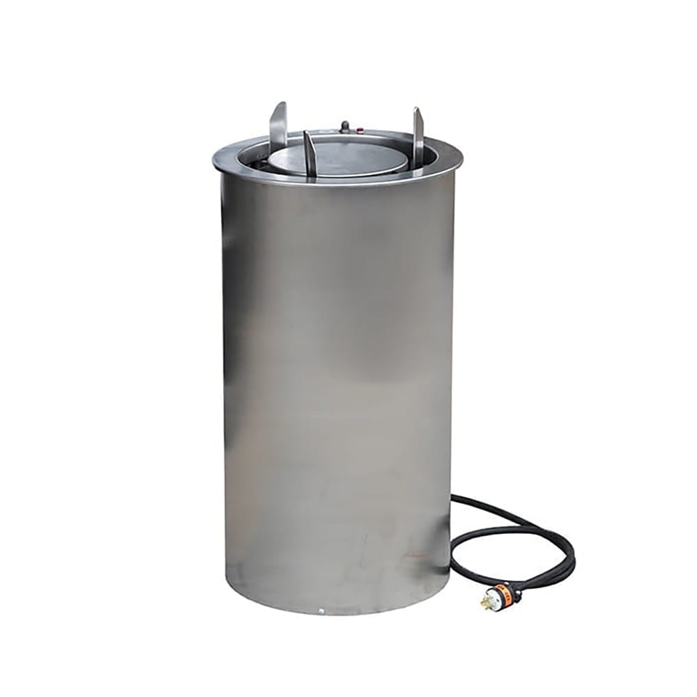 121-93425220 16" Heated Drop In Dish Dispenser - ADA, Stainless, 220v/1ph