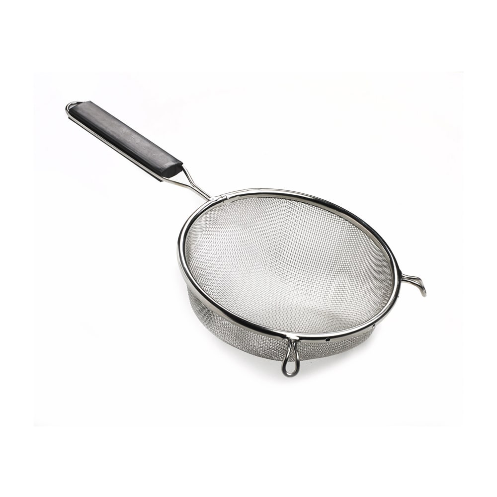 158-19098 8" Fine Mesh Strainer w/ Plastic Handle, Single